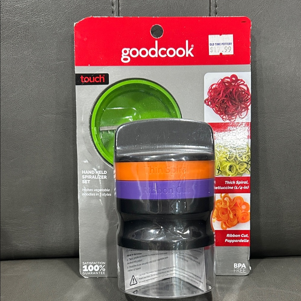 GoodCook Handheld Spiralizer Set new in package